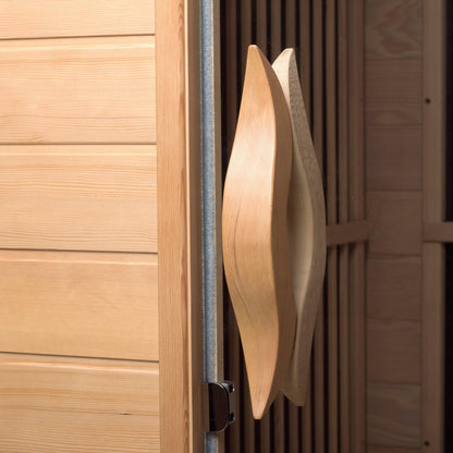 2-Person Indoor Far Infrared Sauna - Canadian Hemlock with Bluetooth Audio