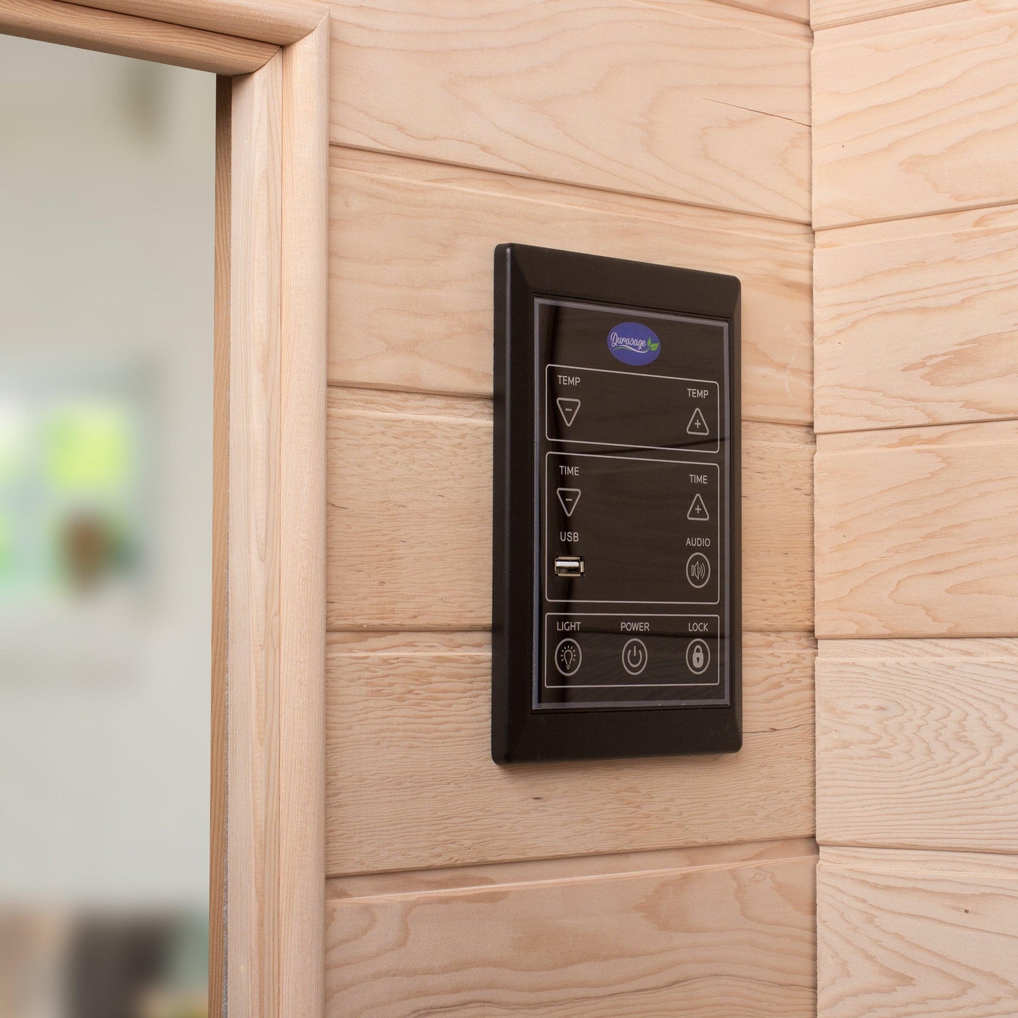 2-Person Indoor Far Infrared Sauna - Canadian Hemlock with Bluetooth Audio