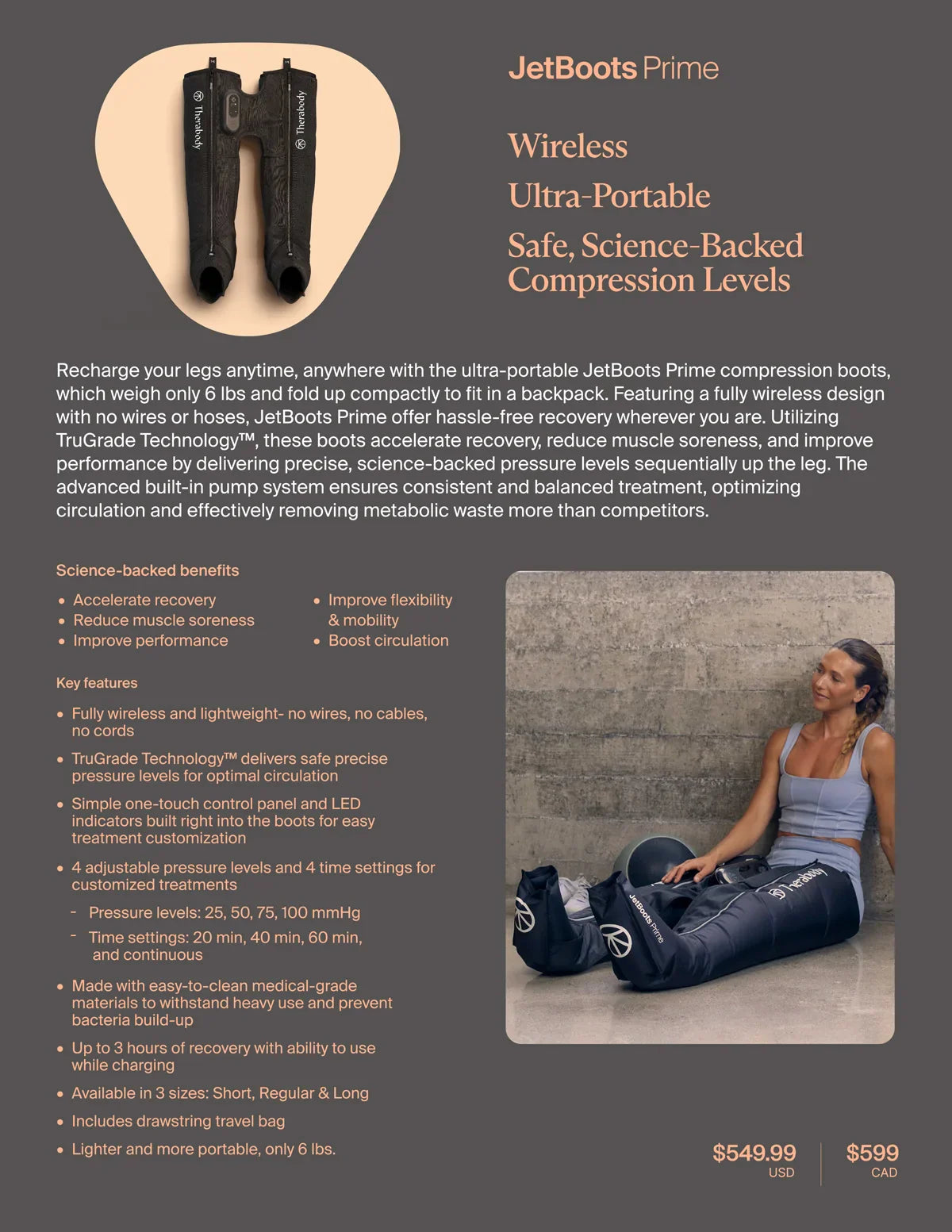 Jetboot Prime | Muscle Compression Boots