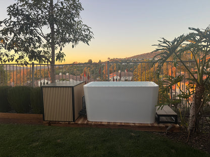 RevX X Tub, Acrylic Cold Plunge Tub with 1.5 HP Chiller
