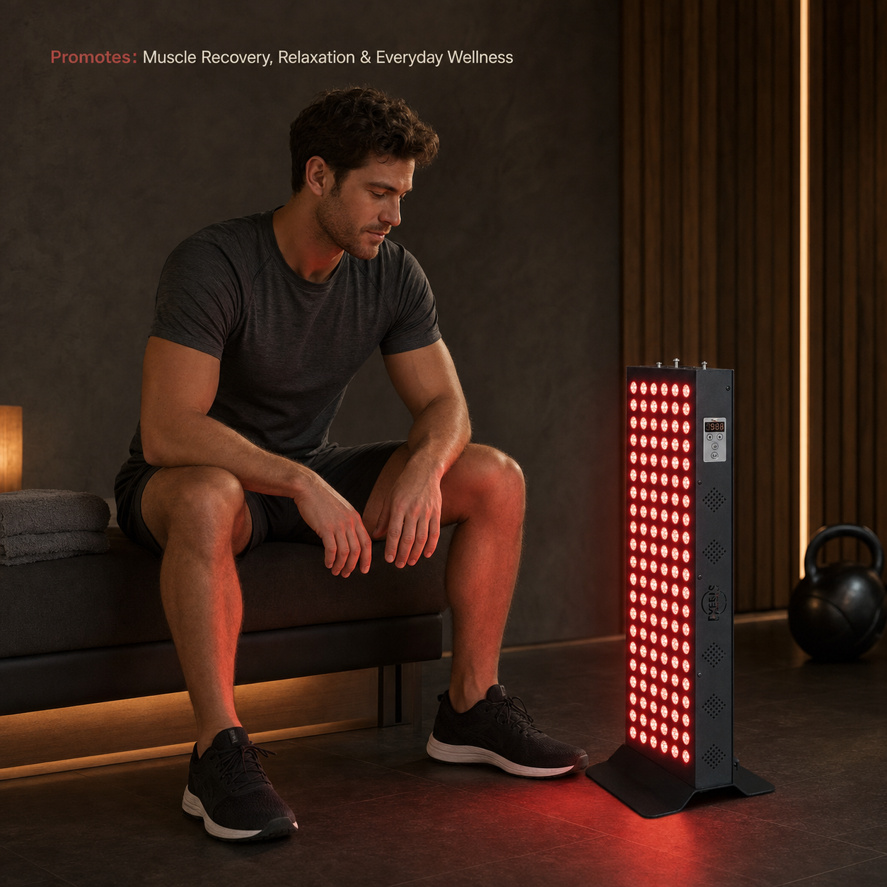 Full-Body Red Light Therapy Panel | Infrared LED Light | Recovery & Wellness