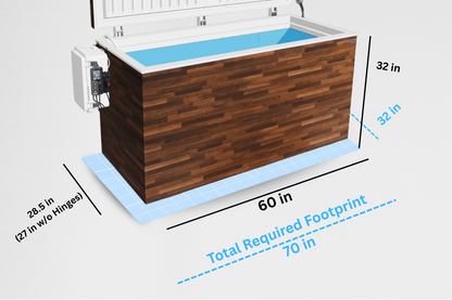 Fire All-In-One Cold Plunge Tub with Built-In Chiller