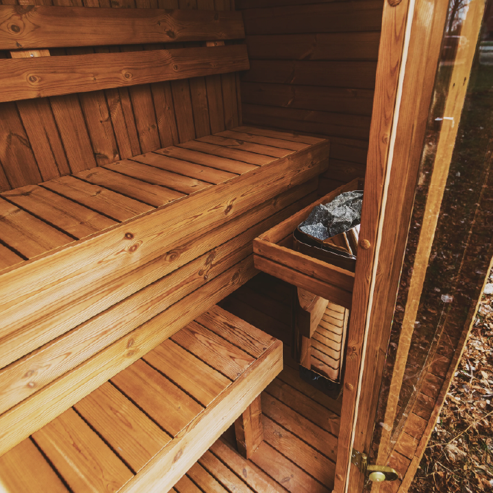 Patio Elegance Mande MW12 ThermoWood Outdoor Sauna