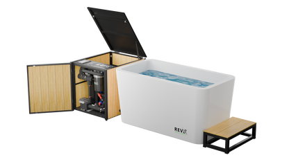 RevX X Tub, Acrylic Cold Plunge Tub with 1.5 HP Chiller